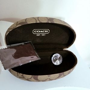 *Sold* New Coach Glasses/Sunglass holder